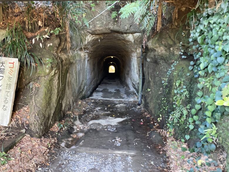 鵜原理想郷へのトンネル