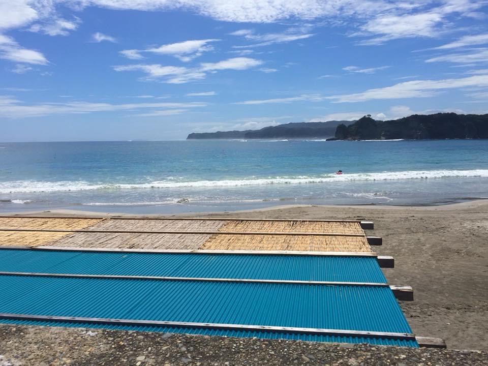 千葉の勝浦の涼しい海風